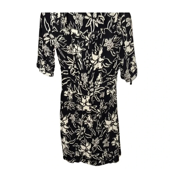 ba&sh Soma Mini Dress Black Ivory Size 0 - Picture 10 of 12